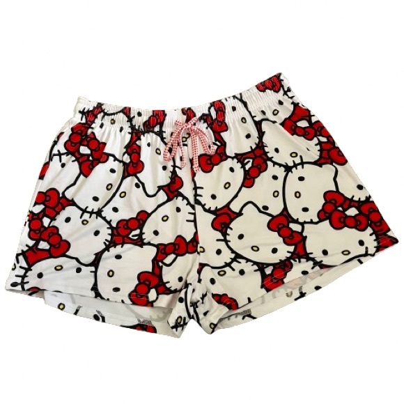 NEW Hello Kitty Sleeping Pajama Shorts Size Small - Picture 3 of 12